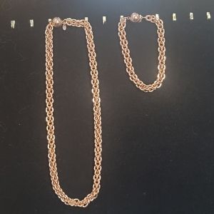S51  Bronze Necklace and Bracelet Set
